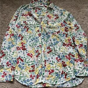 Floral Button Down Blouse